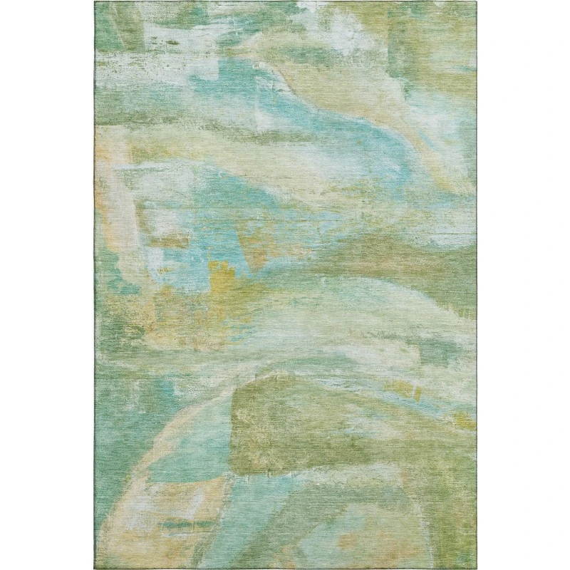 Addison Mayfield Green AMF2039 - 8ft. Round Rug
