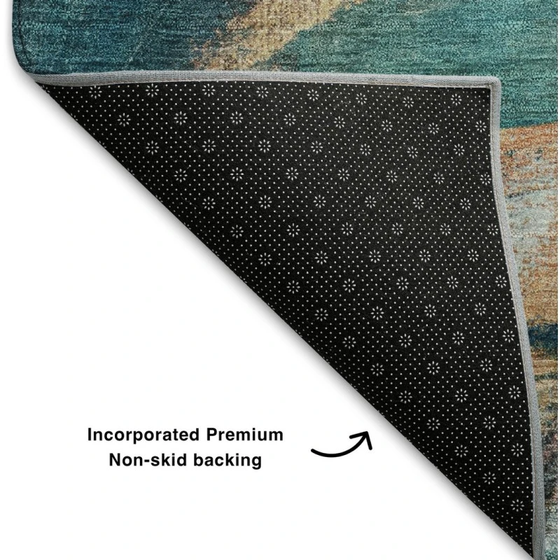 Addison Mayfield Teal AMF2039 - 8ft. Round Rug