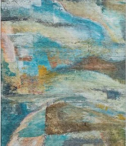 Addison Mayfield Teal AMF2039 2ft. 3in. x 7ft. 6in. Rect. Rug