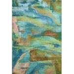 Addison Mayfield Teal AMF2040 - 8ft. Round Rug