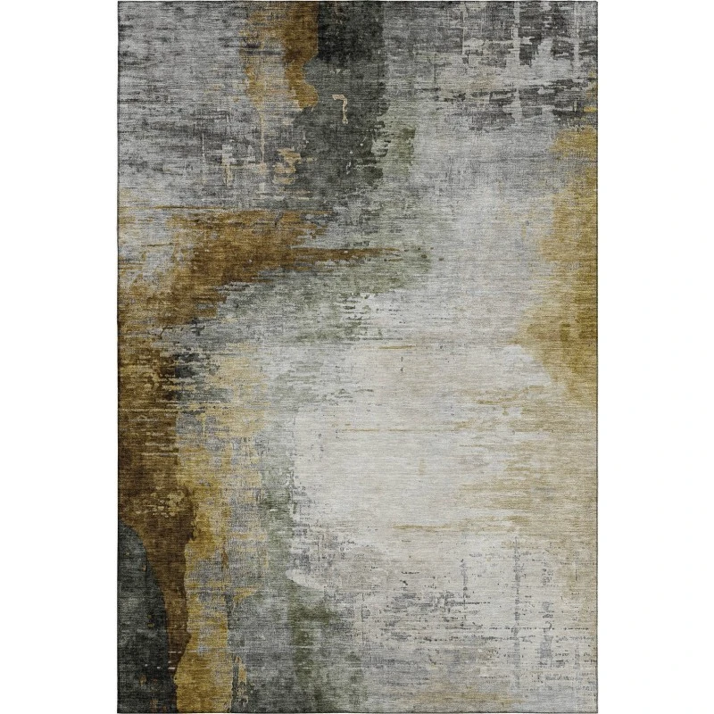 Addison Mayfield Brown AMF2041 - 8ft. Round Rug