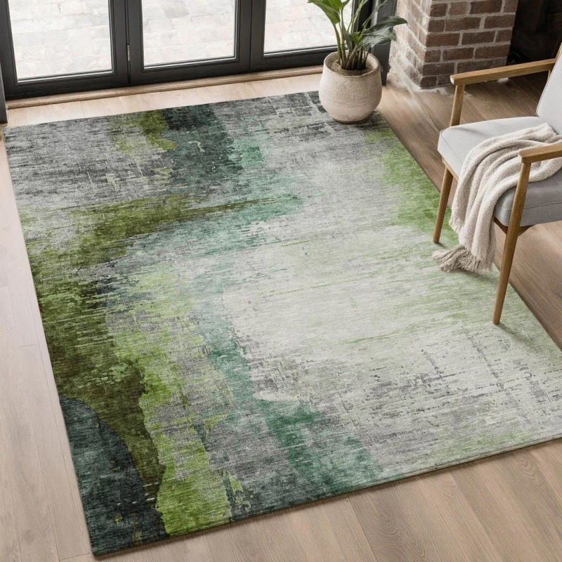 Addison Mayfield Green AMF2041 - 8ft. Round Rug