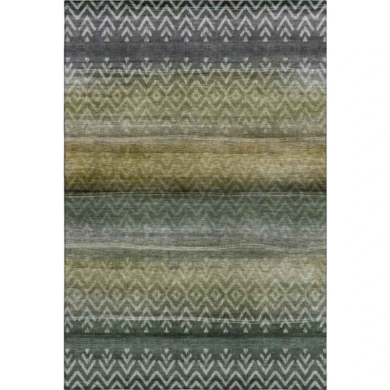 Addison Mayfield Green AMF2042 - 8ft. Round Rug