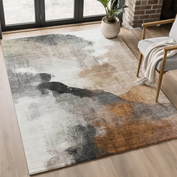 Addison Mayfield Orange AMF2043 5ft. x 7ft. 6in. Rect. Rug