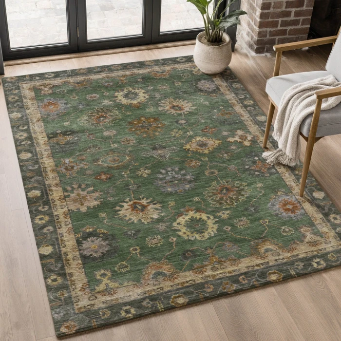 Addison Mayfield Green AMF2045 8ft. x 10ft. Rect. Rug