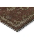 Addison Mayfield Orange AMF2045 - 8ft. Round Rug
