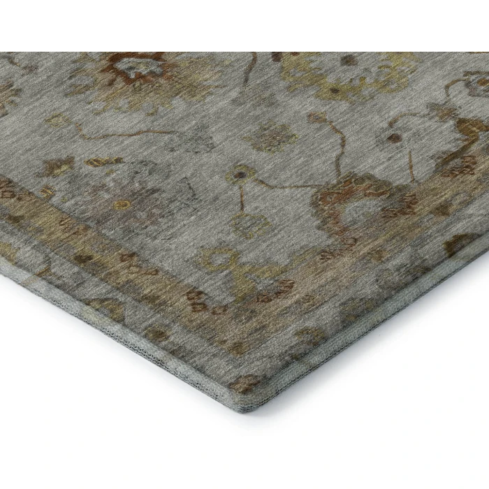 Addison Mayfield Brown AMF2045 - 8ft. Round Rug
