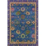 Addison Mayfield Blue AMF2046 - 8ft. Round Rug