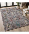 Addison Mayfield Gray AMF2047 - 8ft. Round Rug