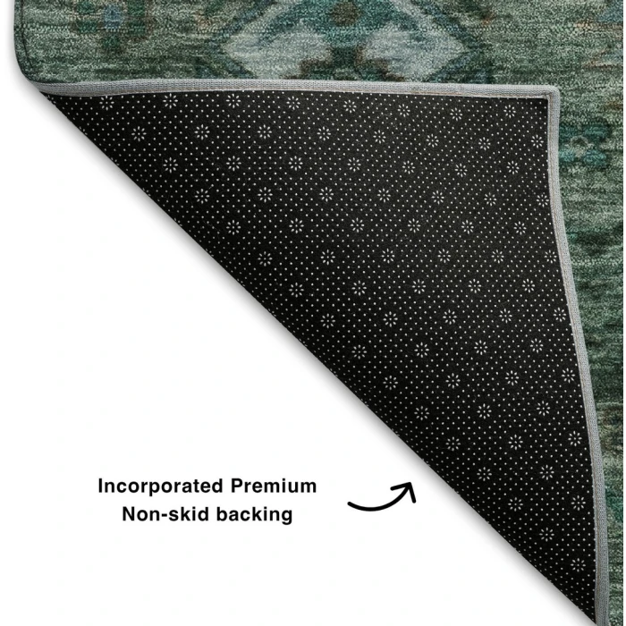 Addison Mayfield Green AMF2047 - 8ft. Round Rug