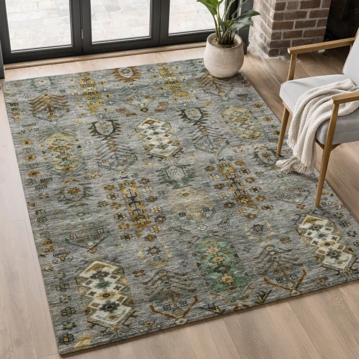 Addison Mayfield Gray AMF2047 2ft. 3in. x 7ft. 6in. Rect. Rug