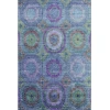 Addison Mayfield Blue AMF2049 - 8ft. Round Rug