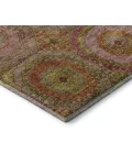 Addison Mayfield Orange AMF2049 - 8ft. Round Rug