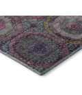Addison Mayfield Pink AMF2049 - 8ft. Round Rug