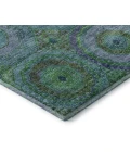 Addison Mayfield Teal AMF2049 - 8ft. Round Rug