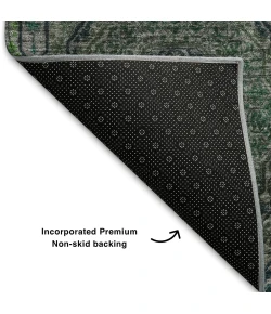 Addison Mayfield Teal AMF2050 2ft. 3in. x 7ft. 6in. Rect. Rug