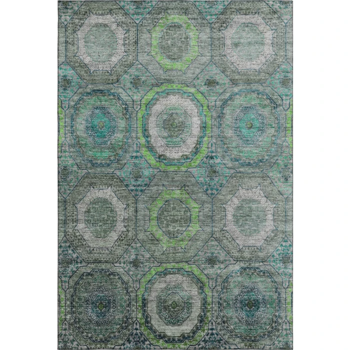 Addison Mayfield Teal AMF2050 2ft. 3in. x 7ft. 6in. Rect. Rug