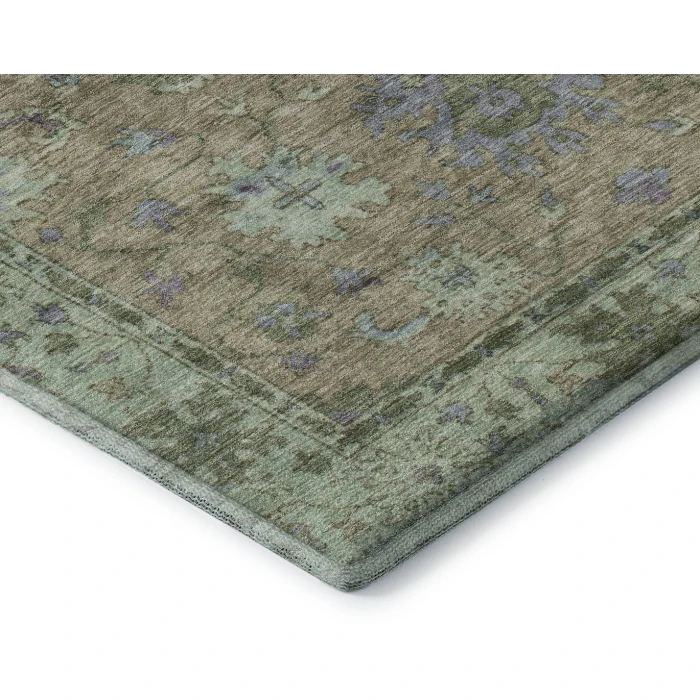Addison Mayfield Brown AMF2052 - 8ft. Round Rug