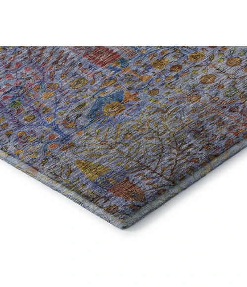 Addison Mayfield Blue AMF2053 - 8ft. Round Rug