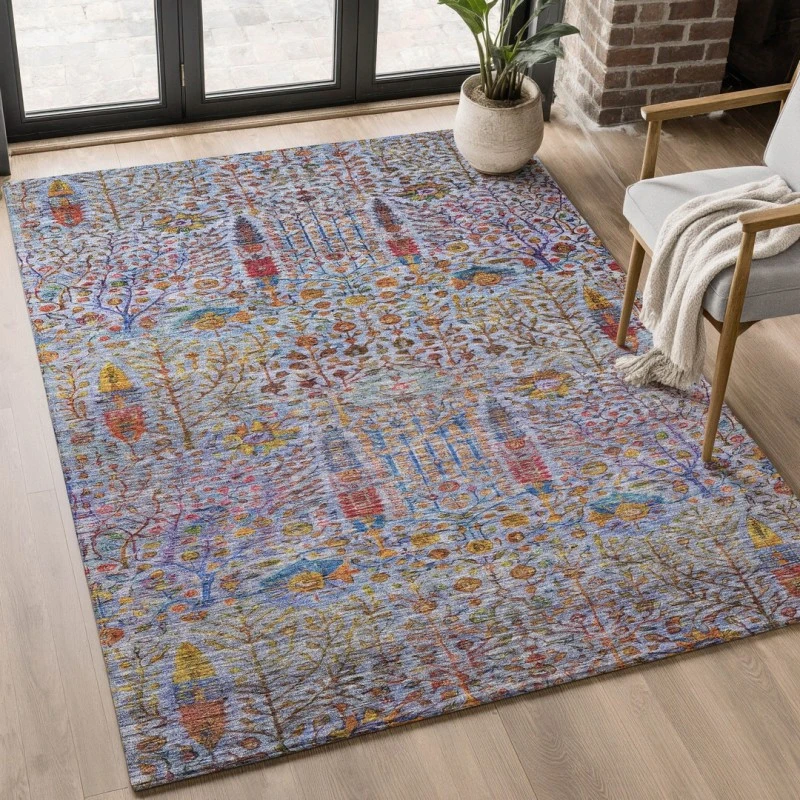 Addison Mayfield Blue AMF2053 8ft. x 10ft. Rect. Rug