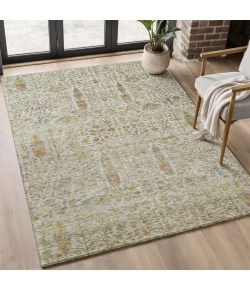 Addison Mayfield Ivory AMF2053 - 8ft. Round Rug