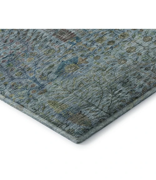 Addison Mayfield Teal AMF2053 - 8ft. Round Rug