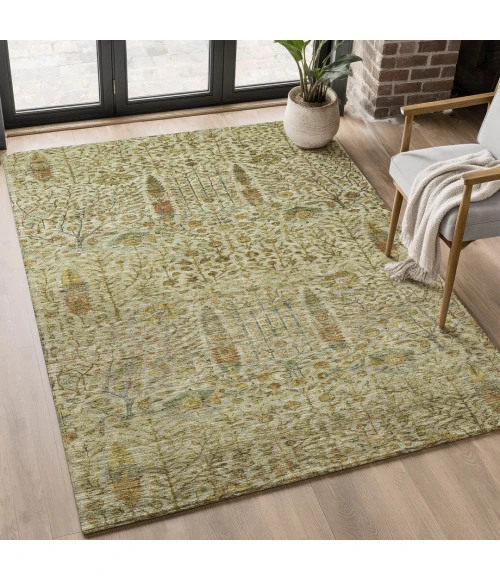 Addison Mayfield Gold AMF2053 2ft. 3in. x 7ft. 6in. Rect. Rug