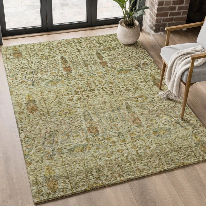 Addison Mayfield Gold AMF2053 2ft. 3in. x 7ft. 6in. Rect. Rug