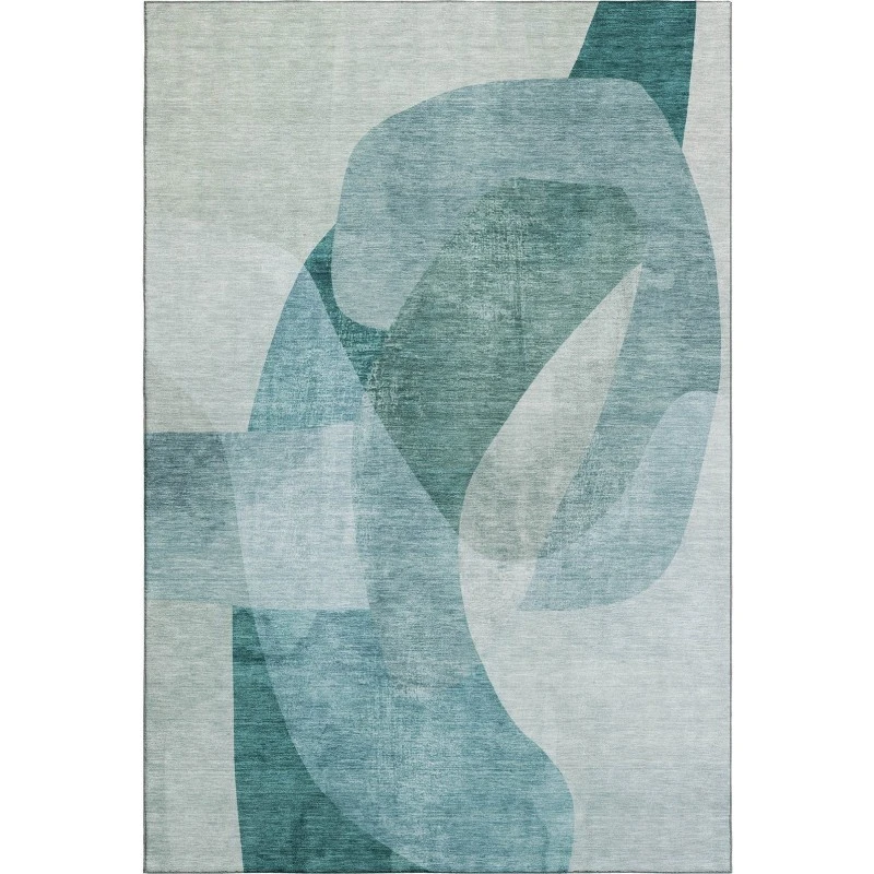 Addison Mayfield Teal AMF2057 - 8ft. Round Rug