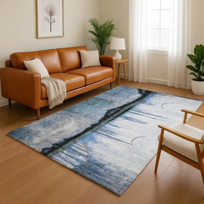 Addison Mayfield Blue AMF2059 2ft. 3in. x 7ft. 6in. Rect. Rug