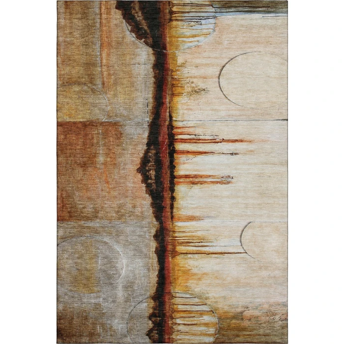 Addison Mayfield Orange AMF2059 5ft. x 7ft. 6in. Rect. Rug