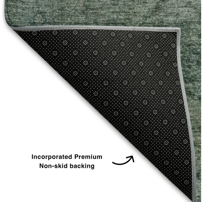 Addison Mayfield Teal AMF2060 - 8ft. Round Rug