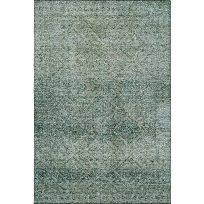 Addison Mayfield Teal AMF2060 - 8ft. Round Rug