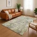 Addison Mayfield Gray AMF2061 - 8ft. Round Rug