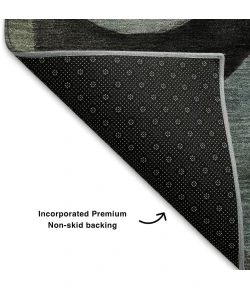 Addison Mayfield Black AMF2062 5ft. x 7ft. 6in. Rect. Rug