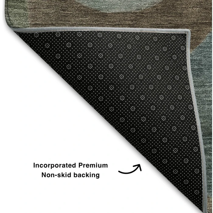 Addison Mayfield Brown AMF2062 - 8ft. Round Rug