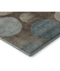 Addison Mayfield Brown AMF2062 - 8ft. Round Rug