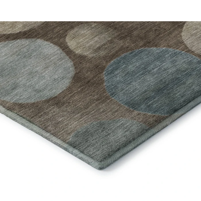 Addison Mayfield Brown AMF2062 - 8ft. Round Rug