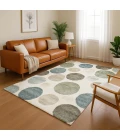 Addison Mayfield Ivory AMF2062 - 8ft. Round Rug