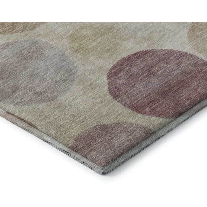 Addison Mayfield Orange AMF2062 - 8ft. Round Rug