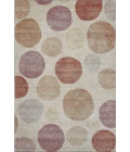 Addison Mayfield Orange AMF2062 - 8ft. Round Rug