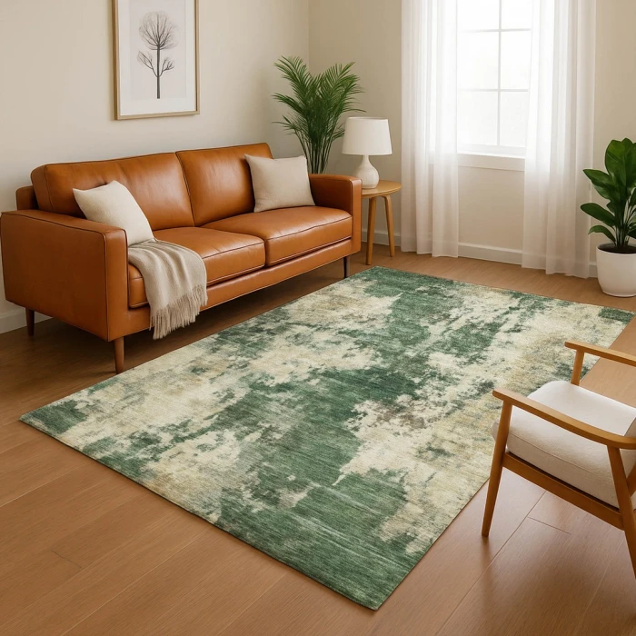 Addison Mayfield Green AMF2066 - 8ft. Round Rug
