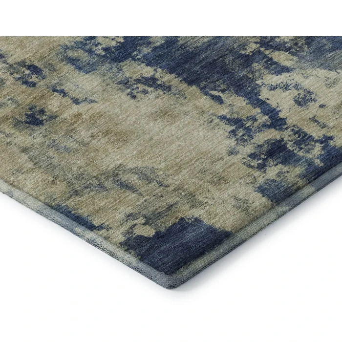 Addison Mayfield Blue AMF2066 - 8ft. Round Rug