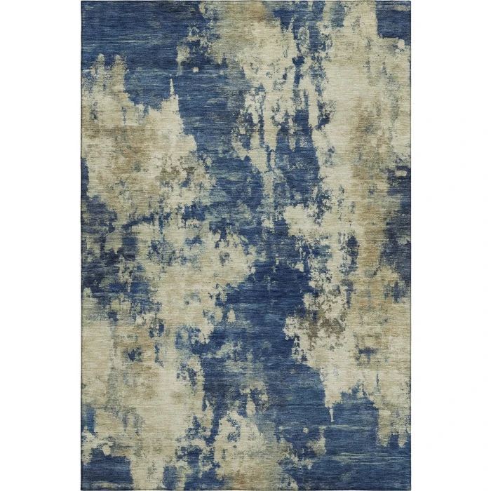 Addison Mayfield Blue AMF2066 - 8ft. Round Rug