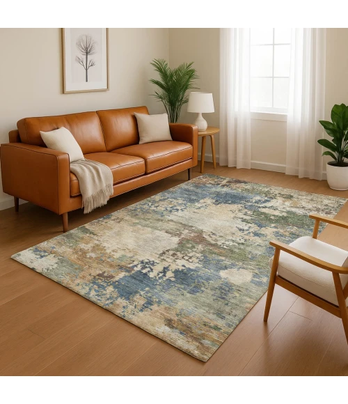 Addison Mayfield Blue AMF2067 2ft. 3in. x 7ft. 6in. Rect. Rug