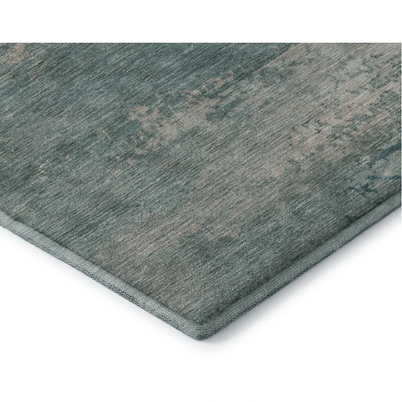 Addison Mayfield Teal AMF2071 - 8ft. Round Rug
