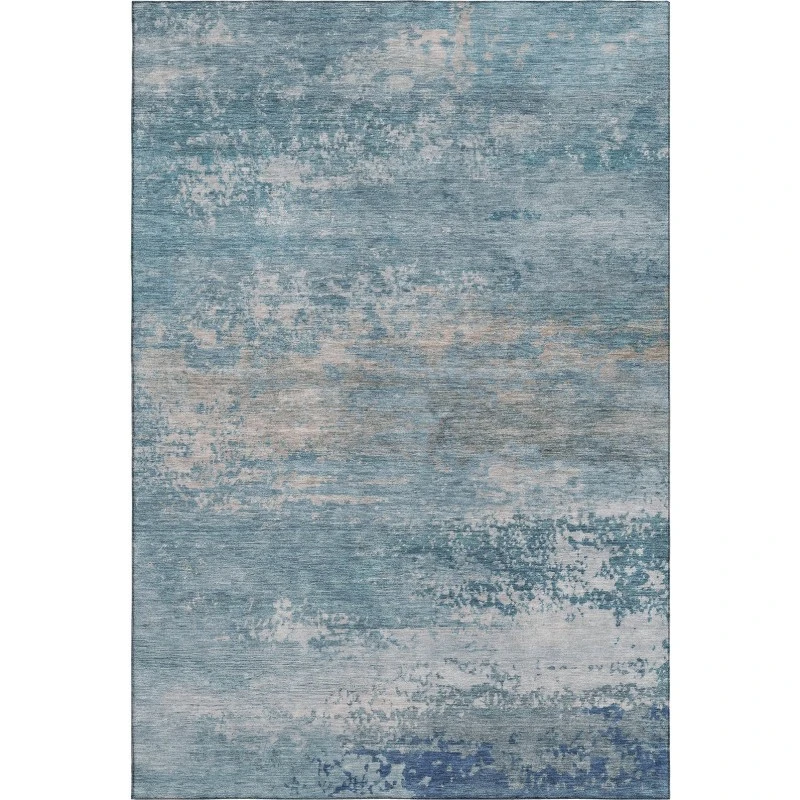 Addison Mayfield Blue AMF2071 - 8ft. Round Rug