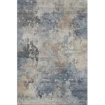 Addison Mayfield Blue AMF2073 - 8ft. Round Rug