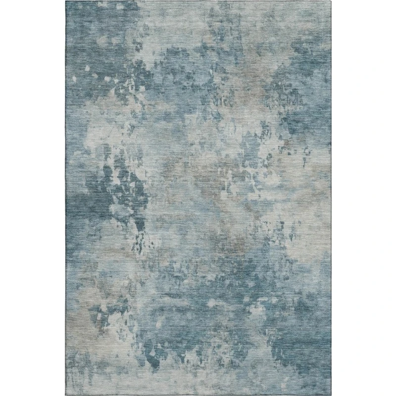 Addison Mayfield Teal AMF2073 - 8ft. Round Rug