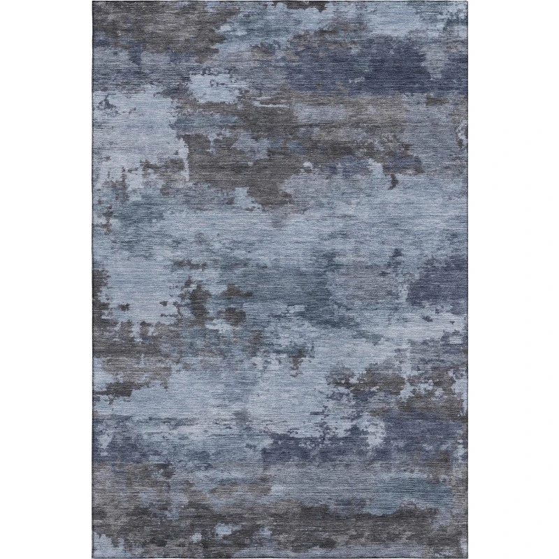 Addison Mayfield Blue AMF2075 - 8ft. Round Rug